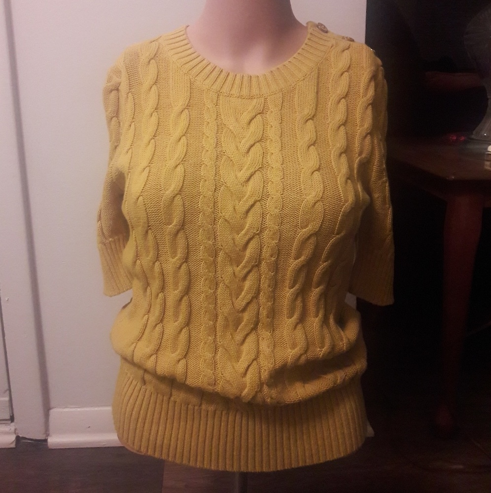 Banana Republic half-sleeve sweater